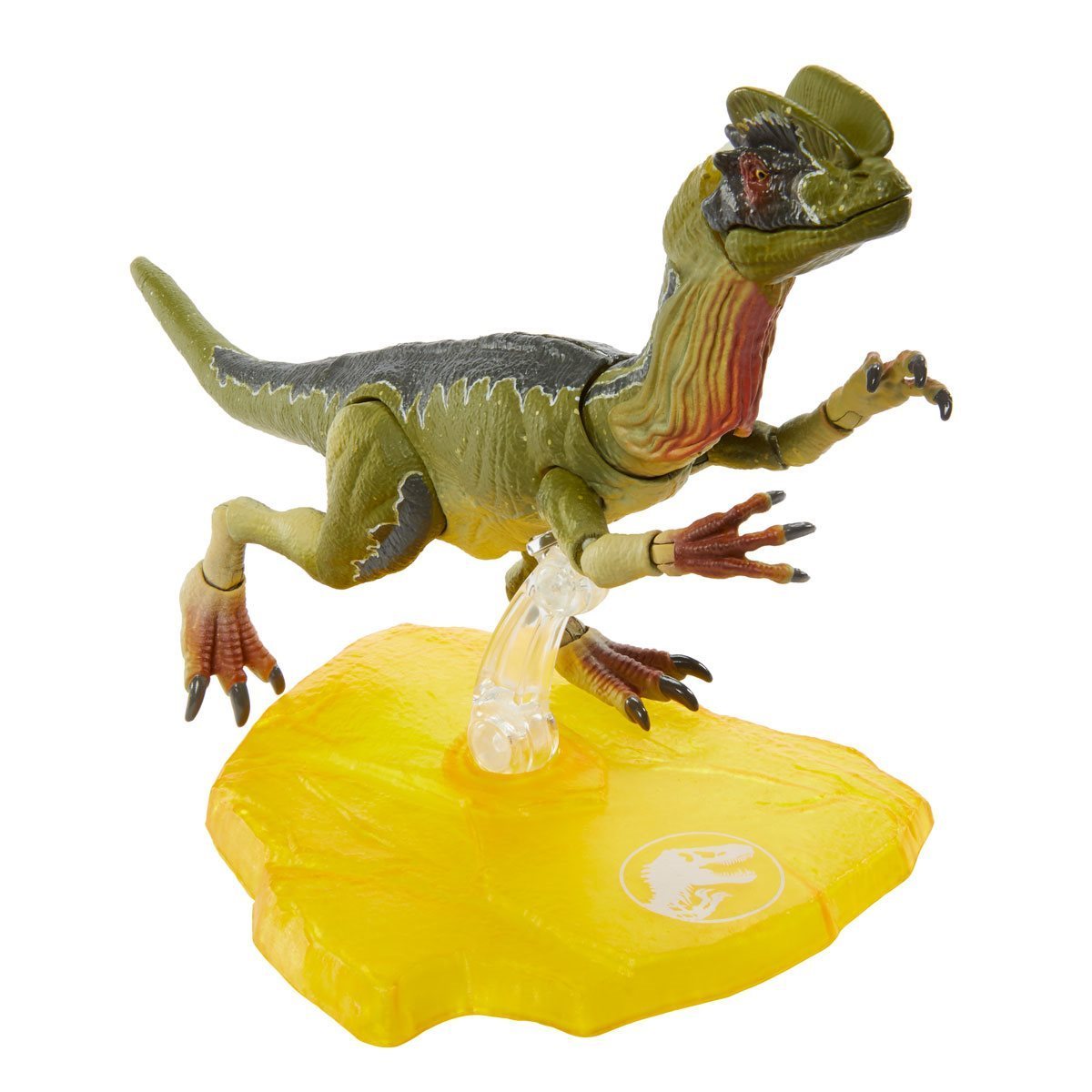 Dilophosaurus on stand