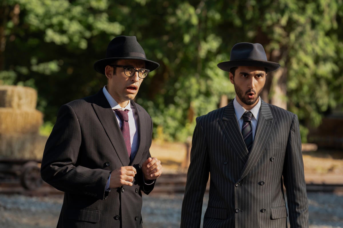 Adam Tsekhman as Gary Green and Shayan Sobhian as Behrad Tarazi