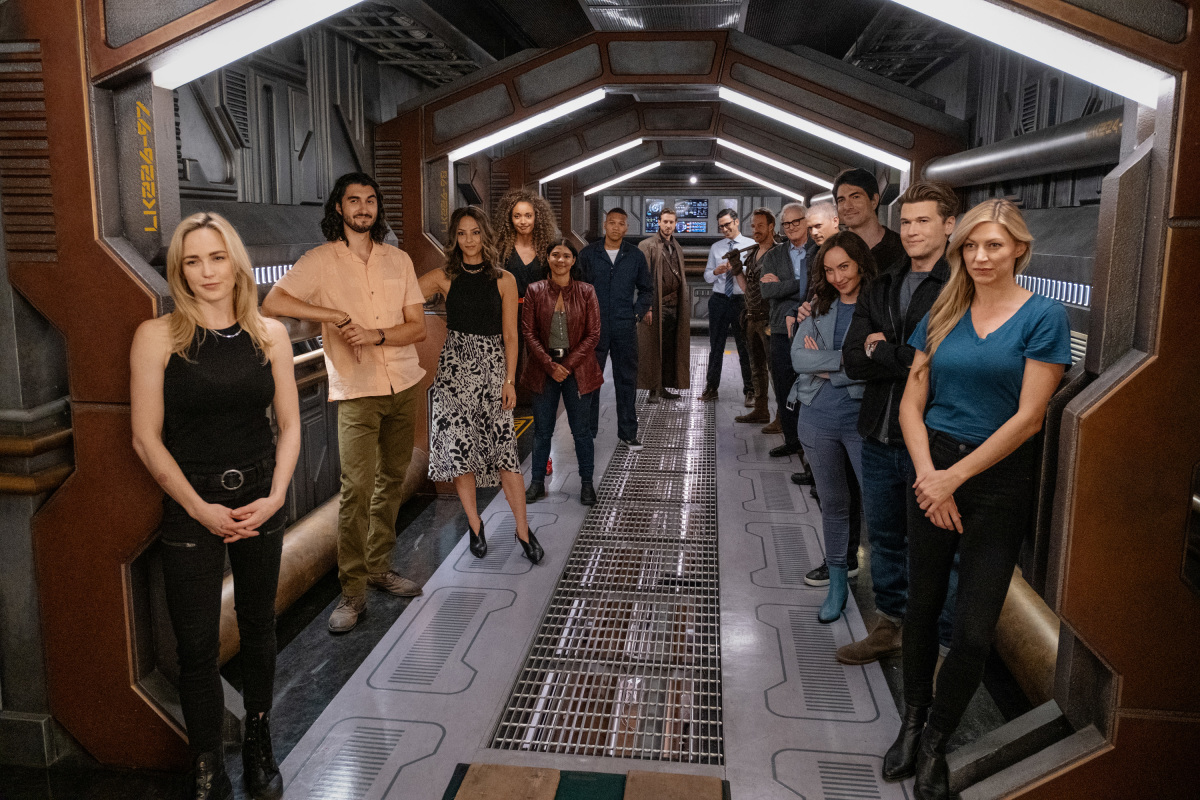 Behind the scenes with Caity Lotz, Shayan Sobhian , Tala Ashe, Olivia Swan, Lisseth Chavez, Franz Drameh, Arthur Darvil, Adam Tsekhman, Falk Hentschel, Victor Garber, Wentworth Miller, Brandon Routh, Courtney Ford, Nick Zano and Jes Macallan