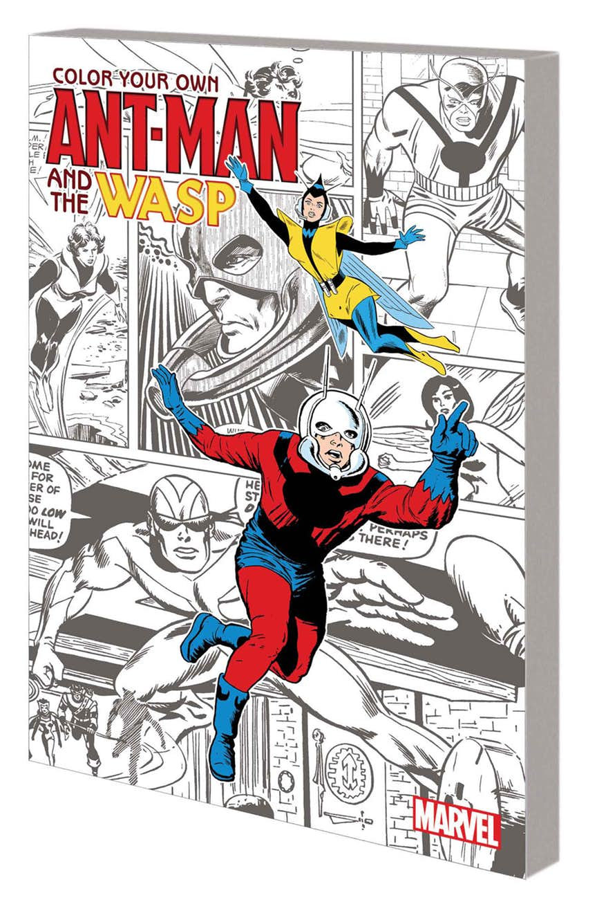 COLOR YOUR OWN ANT-MAN AND THE WASP