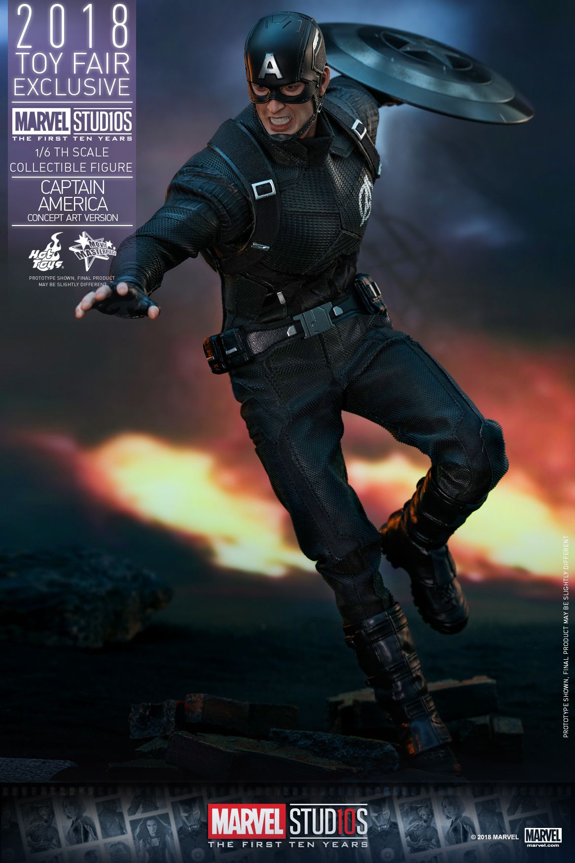 Captain America (Concept Art Version) Hot Toy