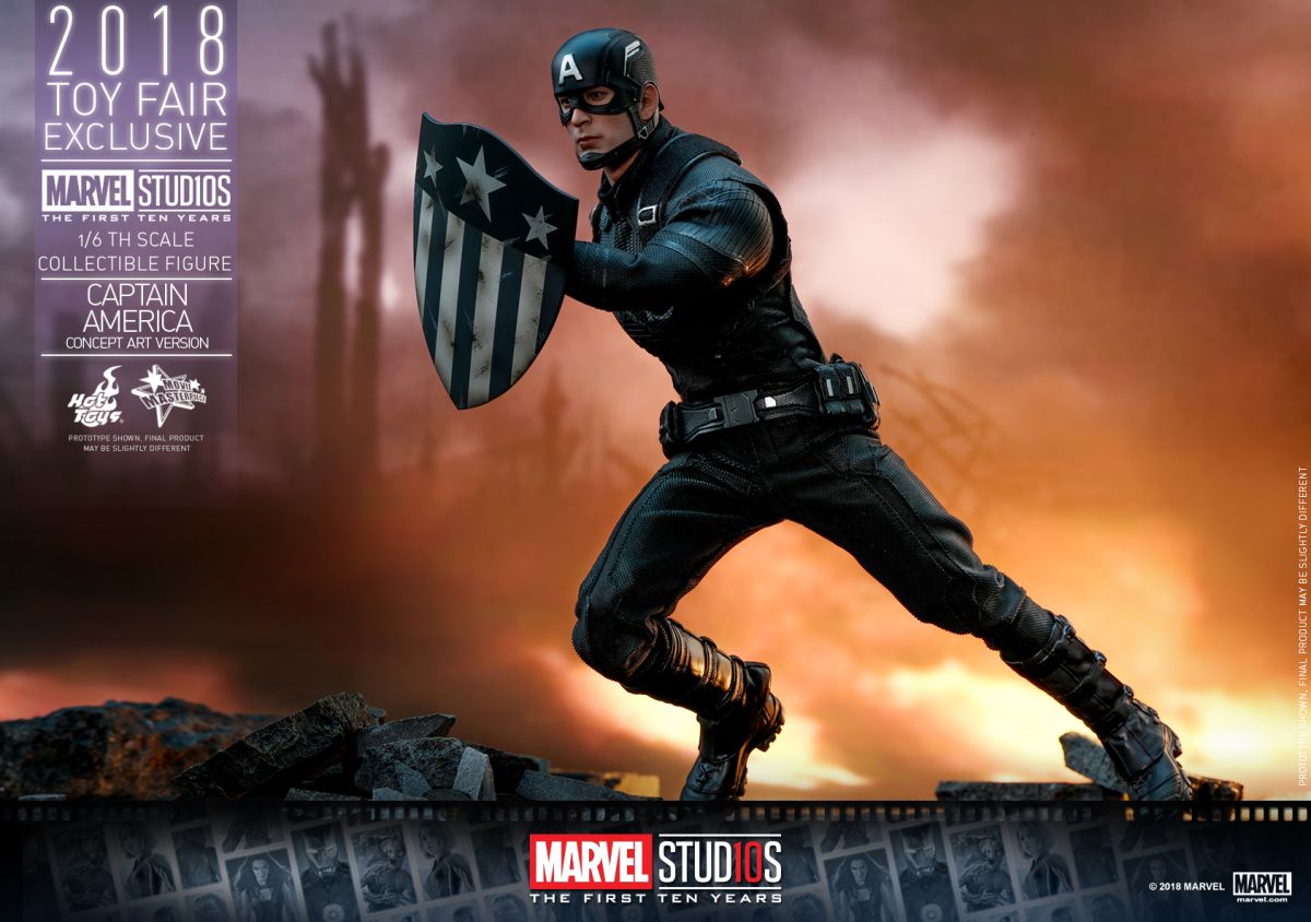 Captain America (Concept Art Version) Hot Toy