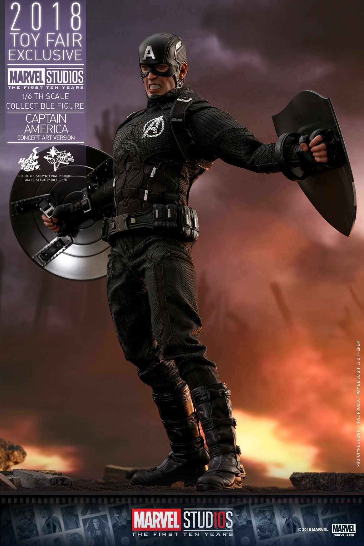 Captain America (Concept Art Version) Hot Toy