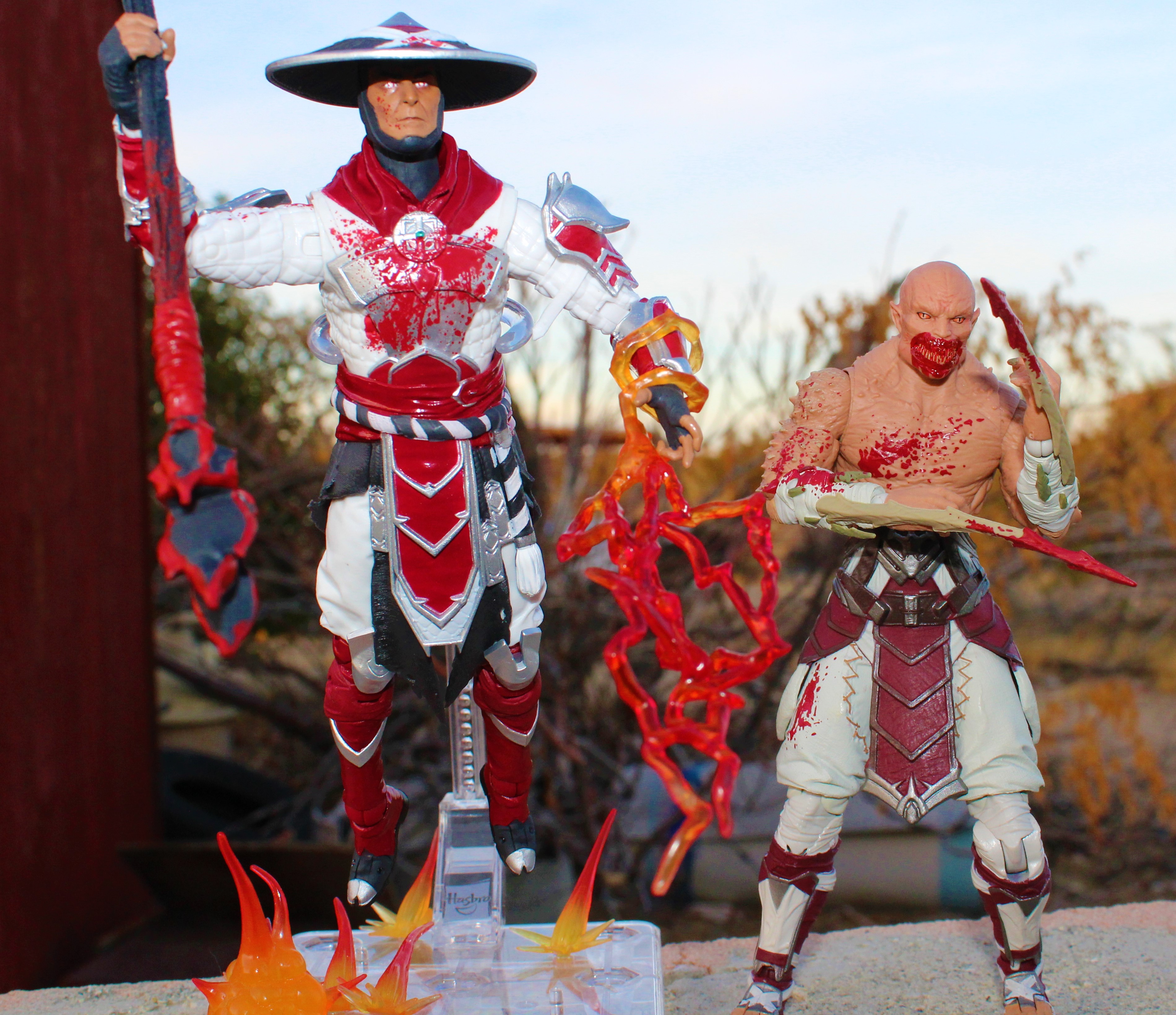 Raiden and Baraka tag team