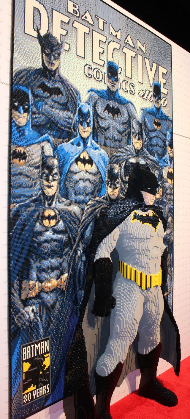 LEGO Batman Mural and Sculpture