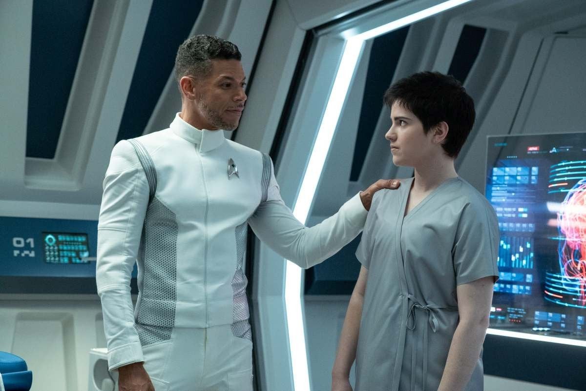 Wilson Cruz as Dr. Culber, Blu del Barrio as Adira