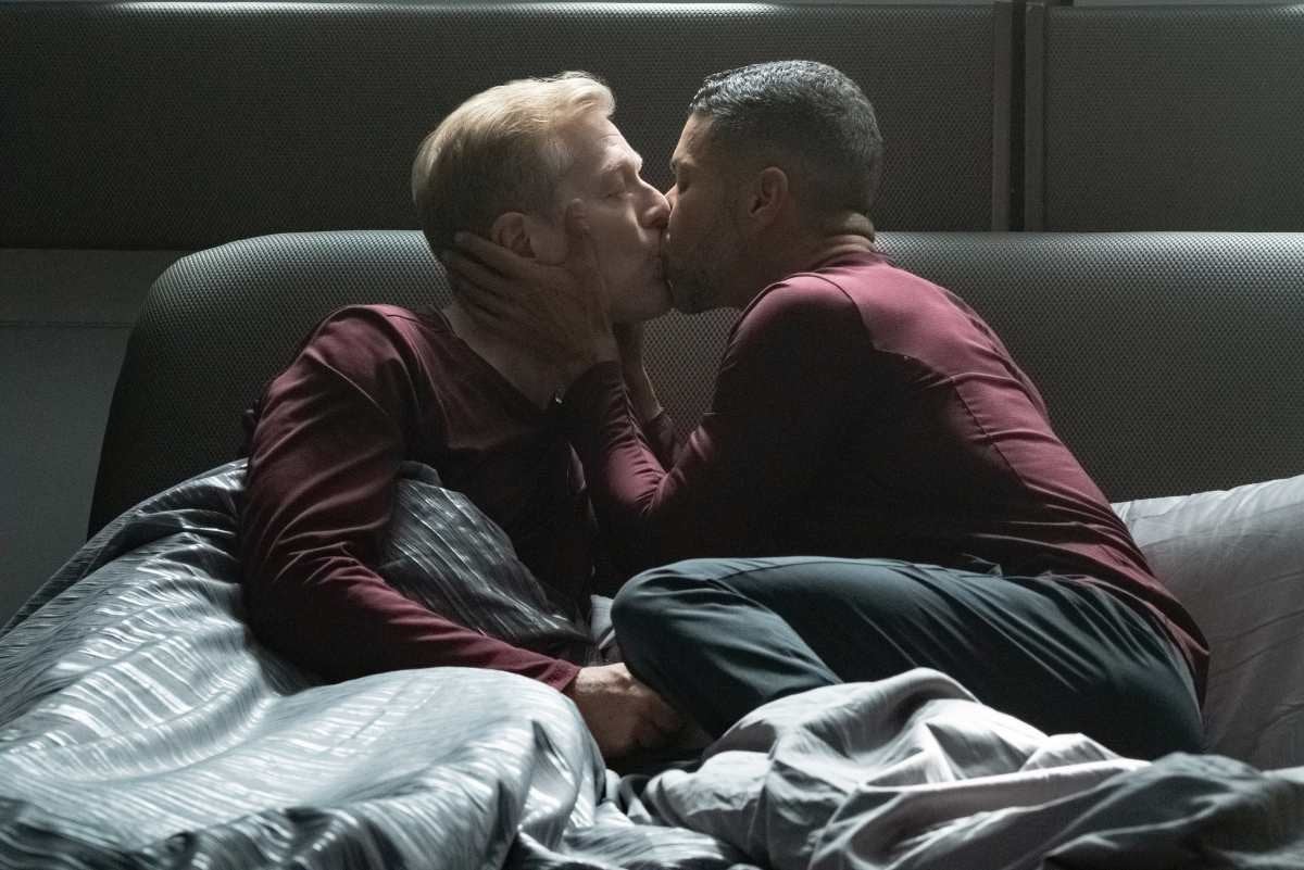 Anthony Rapp as Lt. Paul Stamets and Wilson Cruz as Dr. Hugh Culber