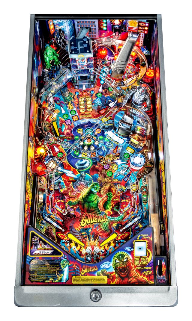 Godzilla Limited Edition Cabinet Playfield