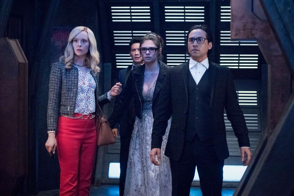 Cat Grant, Kenny Li, Nia and Brainiac 5