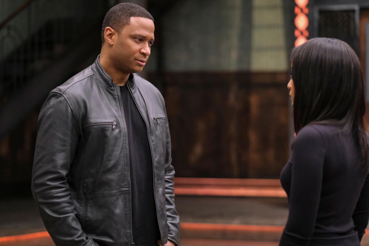 David Ramsey as John Diggle and Azie Tesfai as Dr. Kelly Olsen