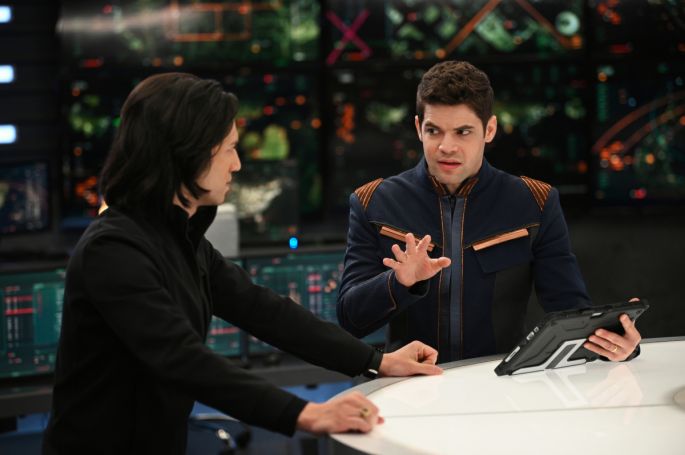 Jesse Rath as Brainiac-5 and Jeremy Jordan as Winn Schott 