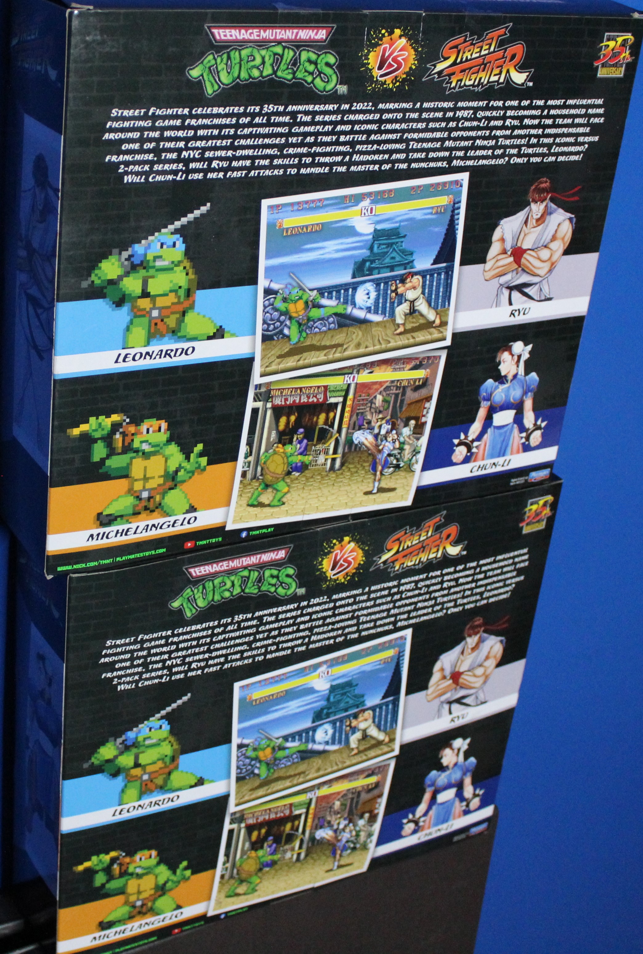 TMNT x SF box back